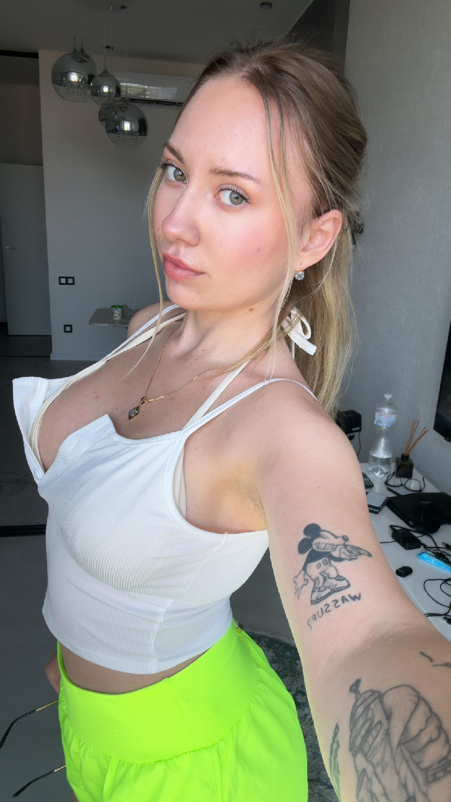 KateV in her underwear in Tiraspol